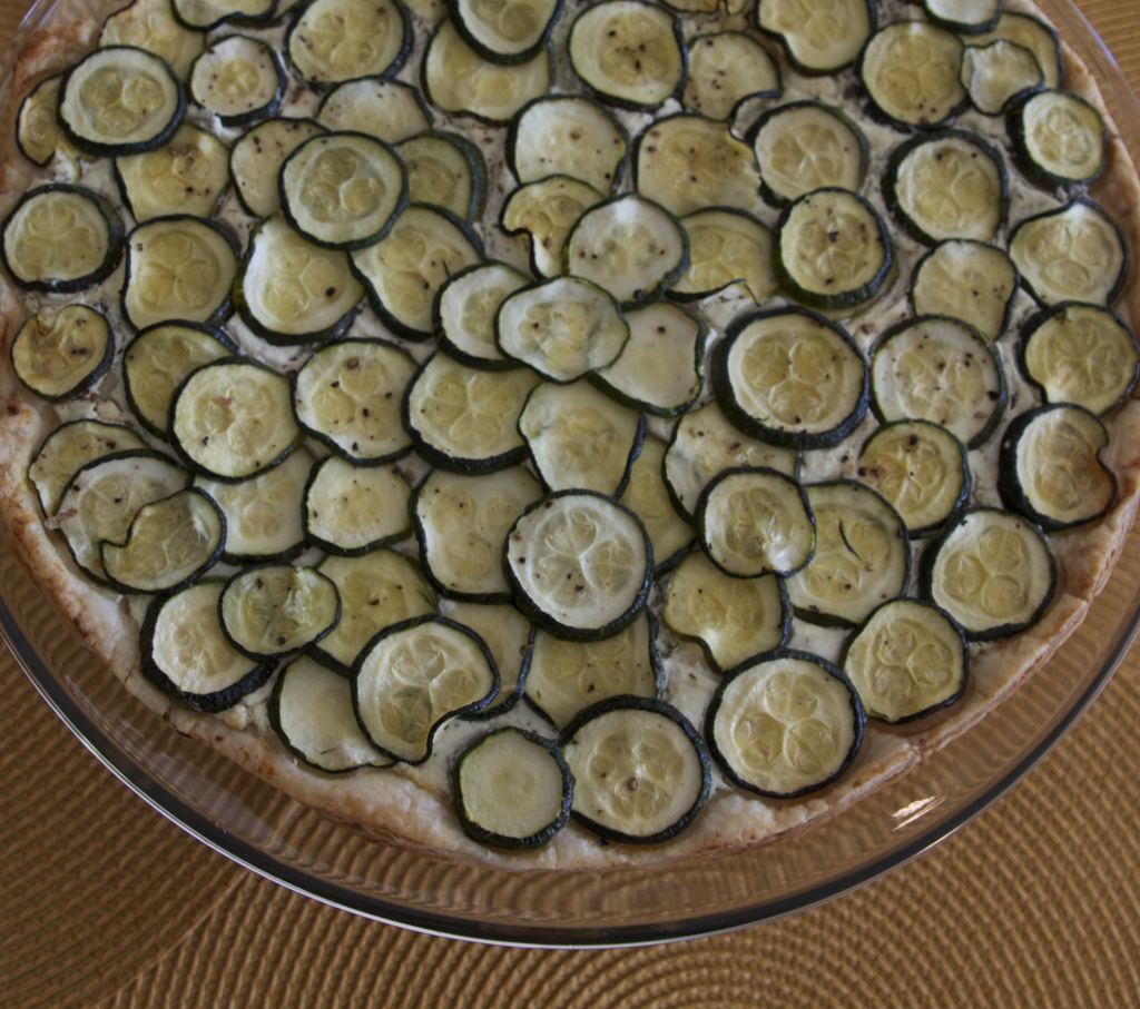 ZUCCHINI & GOAT CHEESE TART